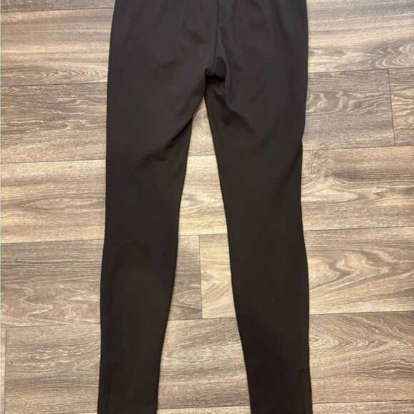 Vince Ponte Stretch Knit Chocolate Brown Leggings Pants Flat Front Waist Size 6 - Picture 4 of 7